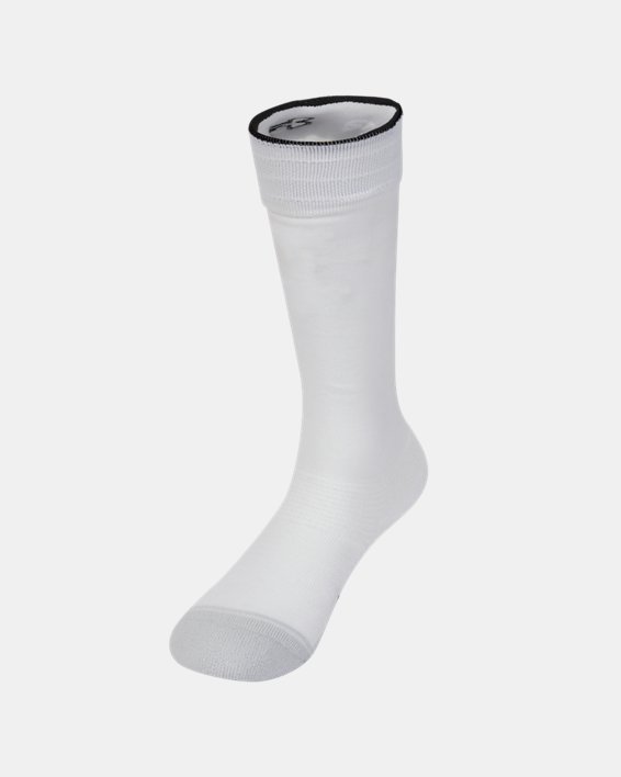 Women's UA Alto Over-The-Calf Socks in White image number 5
